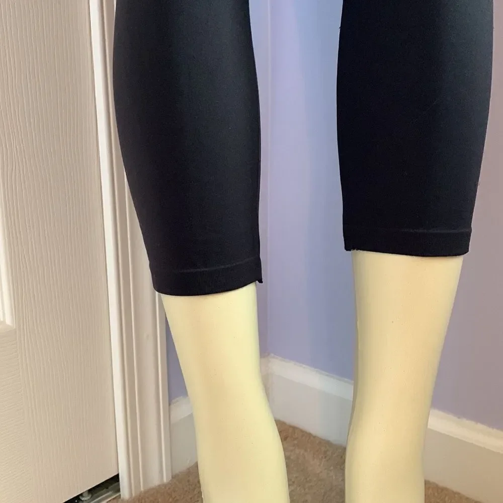Lane Bryant Capri Footless Tights Leggings A/B Black